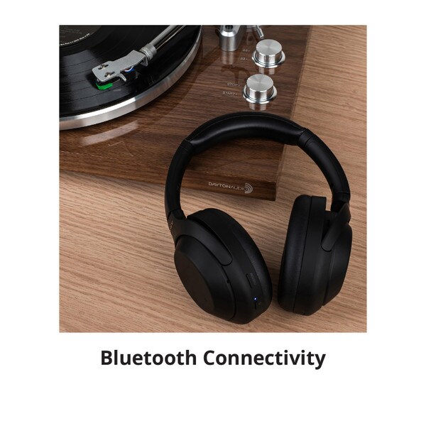 Main product image for Dayton Audio TT-1BTW Belt Drive Turntable with USB, Bluetooth,Audio Technica AT-VM95E Cartridge - Wood300-363